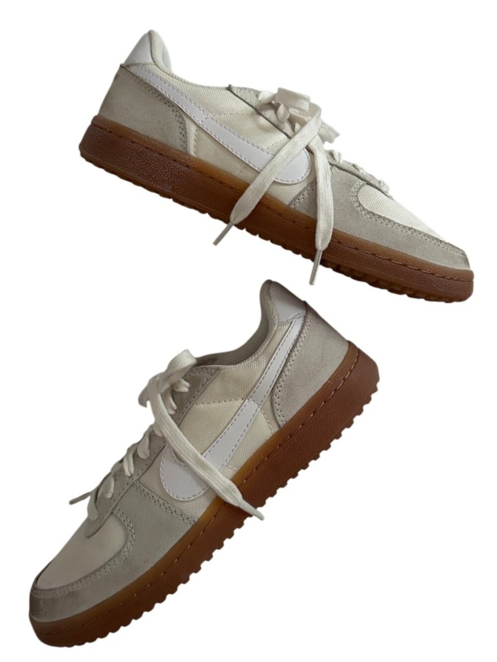 Nike Field General Pale Ivory Gum Sneakers Size 5.5Y